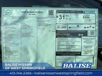 2026 Nissan Rogue SV
