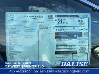 2026 Nissan Rogue SV