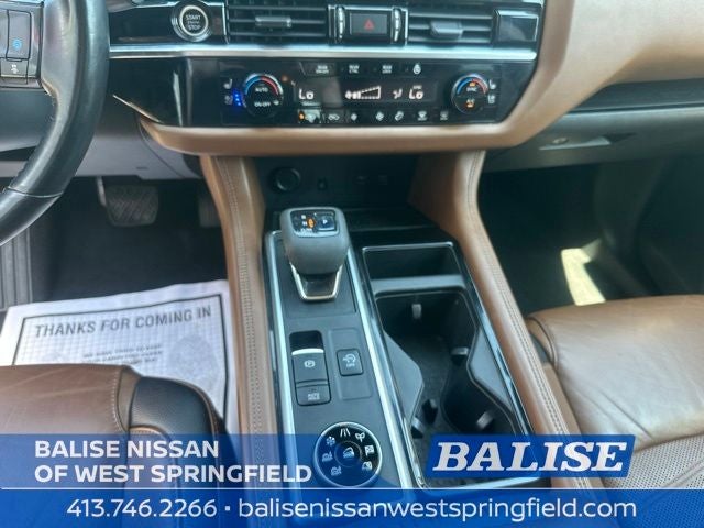 2022 Nissan Pathfinder Platinum 2nd Row Captain