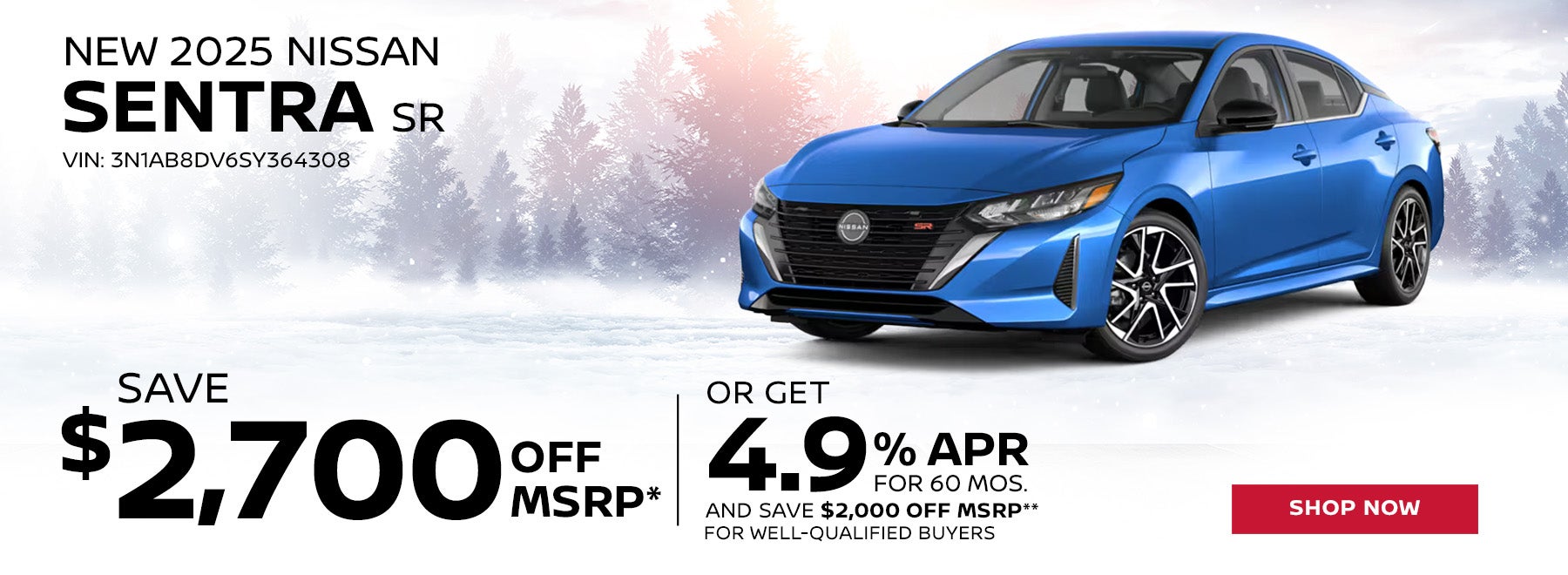 New 2025 Nissan Sentra SR
