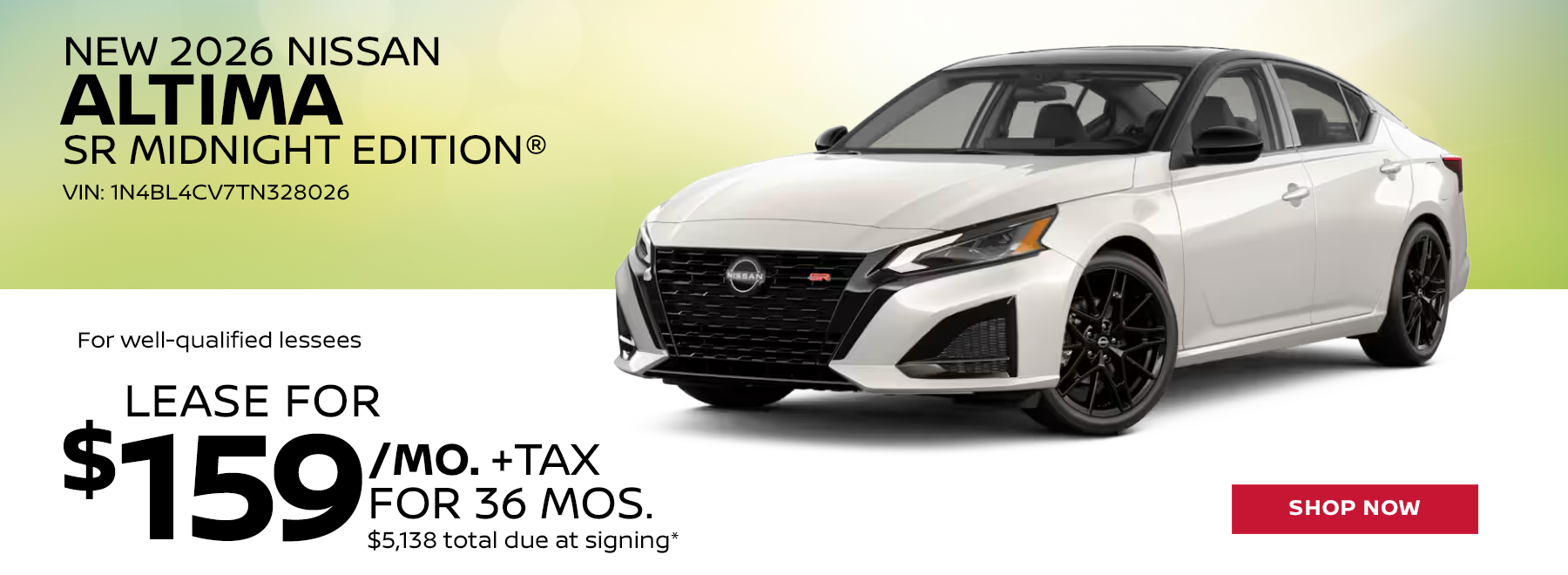 New 2026 Nissan Altima SR Midnight Edition®