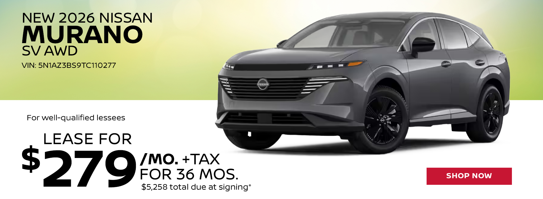 New 2026 Nissan Murano SV AWD