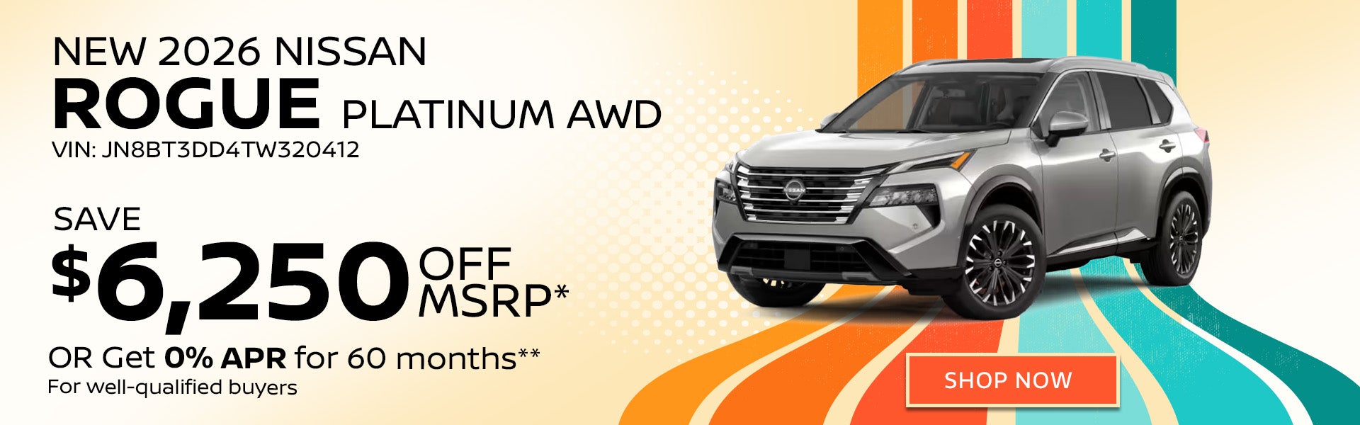 New 2026 Nissan Rogue Platinum AWD