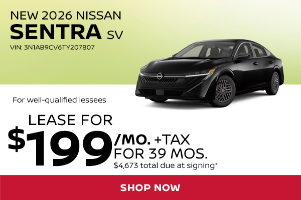 New 2026 Nissan Sentra SV