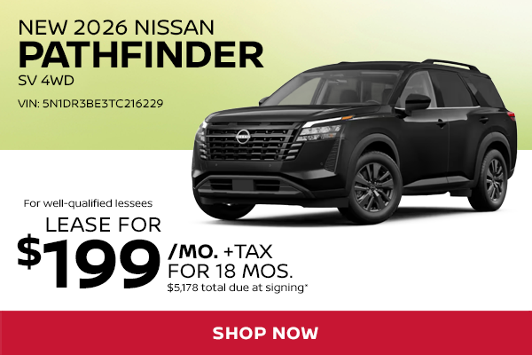New 2026 Nissan Pathfinder SV 4WD
