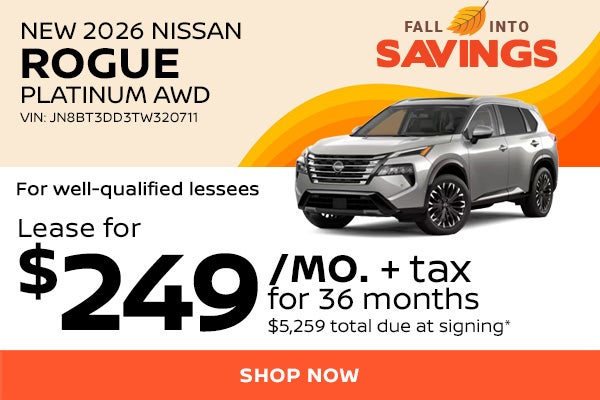 New 2026 Nissan Rogue Platinum AWD